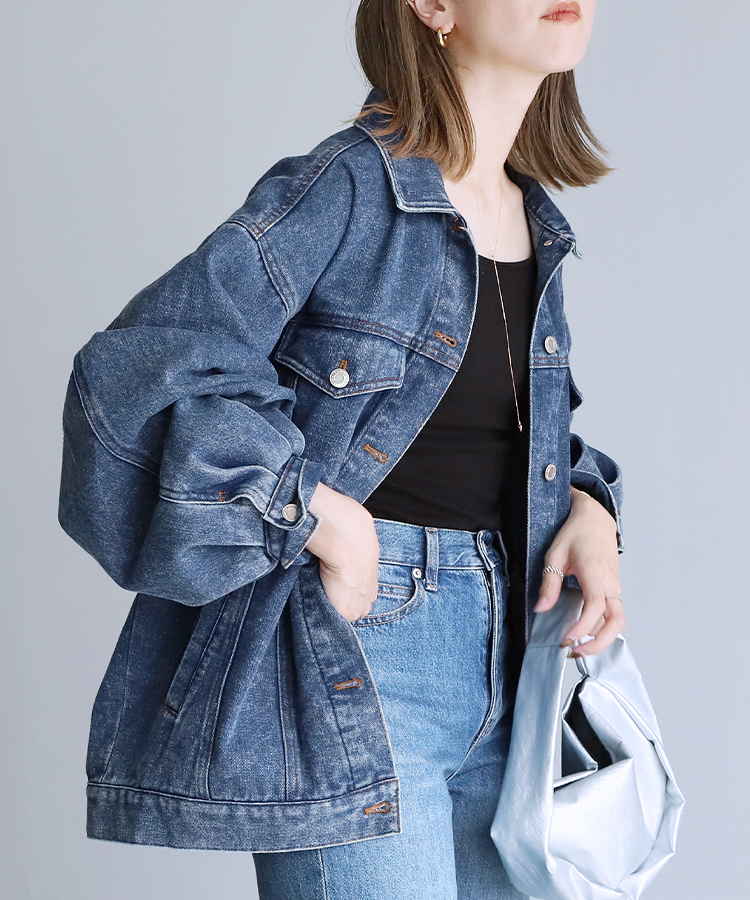 2024年 45r ライ麦デニムのレフアジャケット (サイズ03）（DENIM  