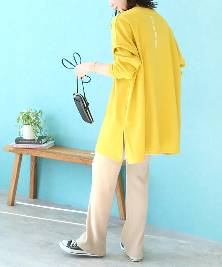 セルフカットプリーツパンツ