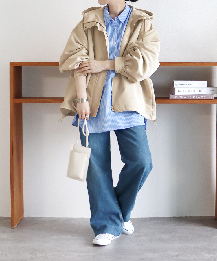 裾ドロストマウンテンパーカー