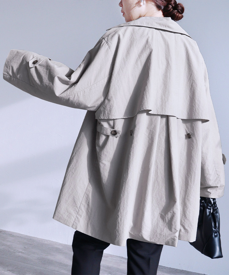 スタンドカラーモンスターコート