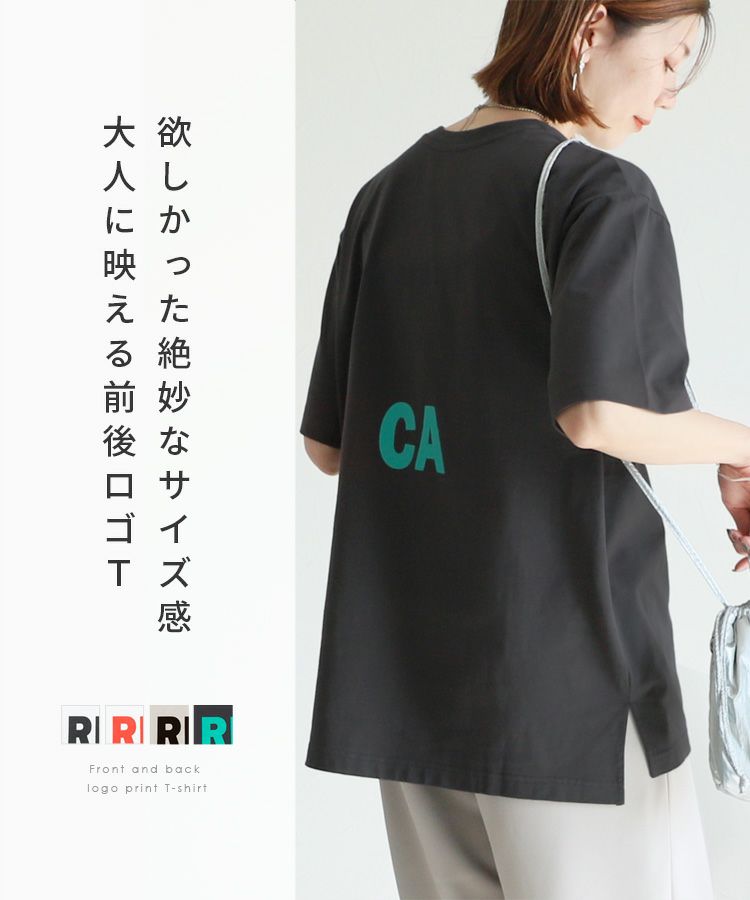 前後ロゴプリントTシャツ(hi287820) ネコポス発送10 | reca