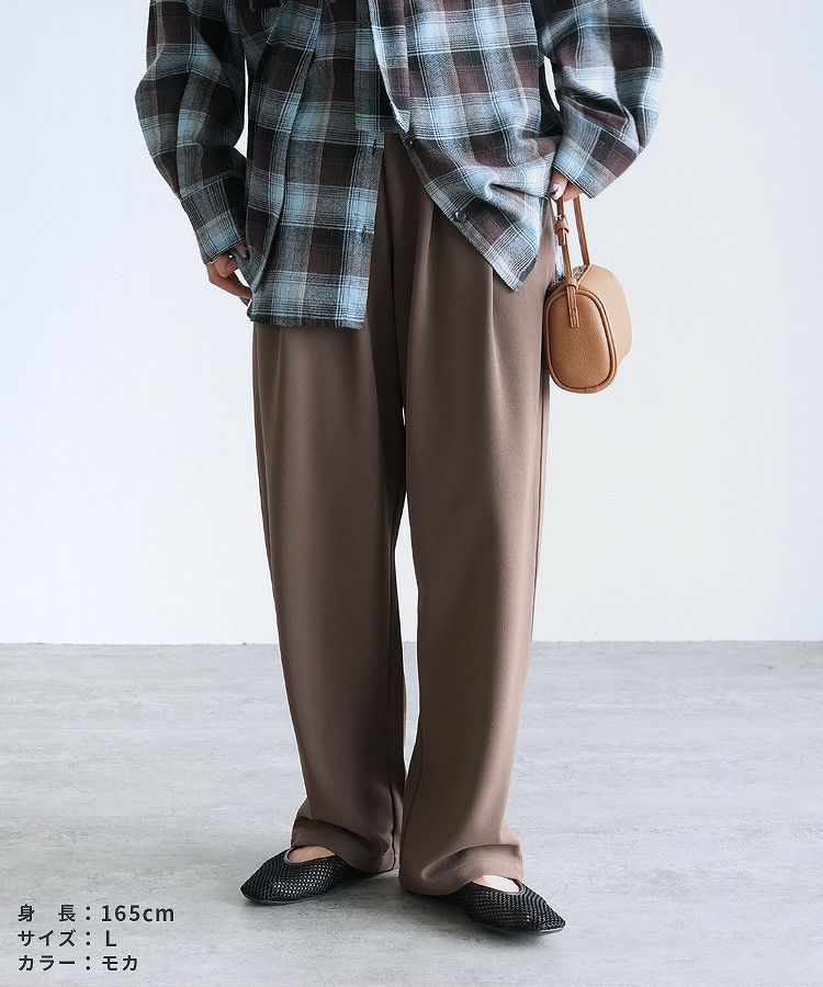 カットジョーゼットタックパンツ(y1106) ネコポス発送10 | reca