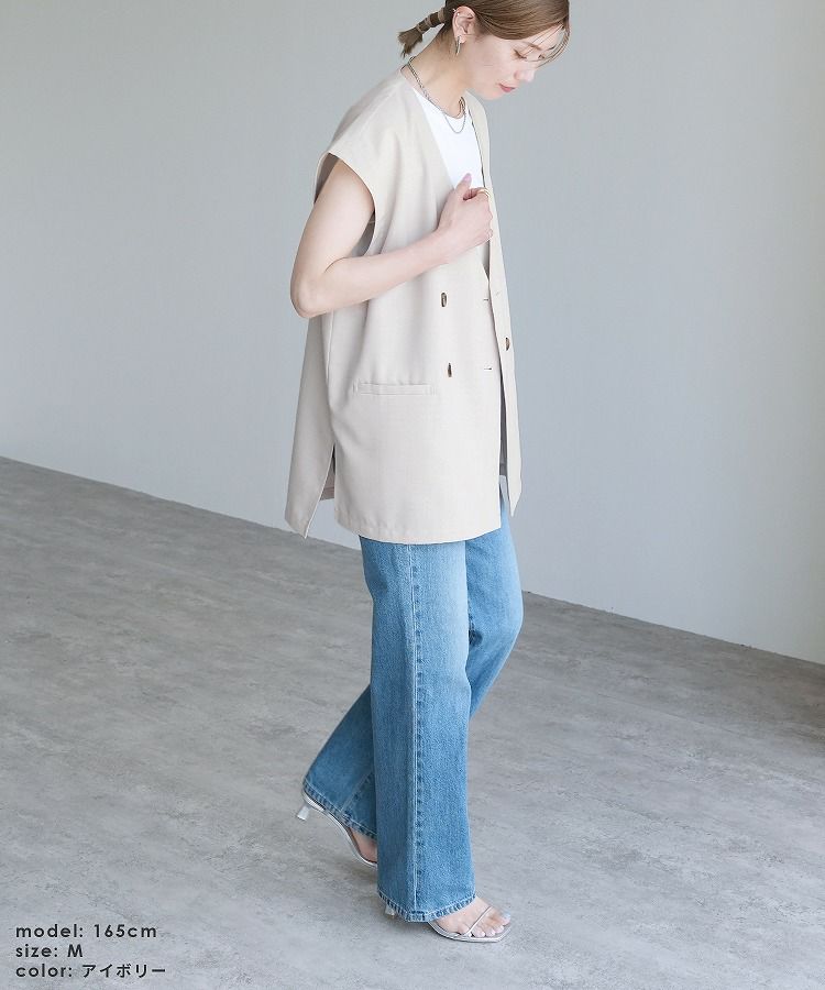 ri_aʕ•ﻌ•`ʔさま専用☆ICEフレンチスリーブジャケット ICE フレンチスリーブ シャツ ジャケット ―ウォッシャブル・接触