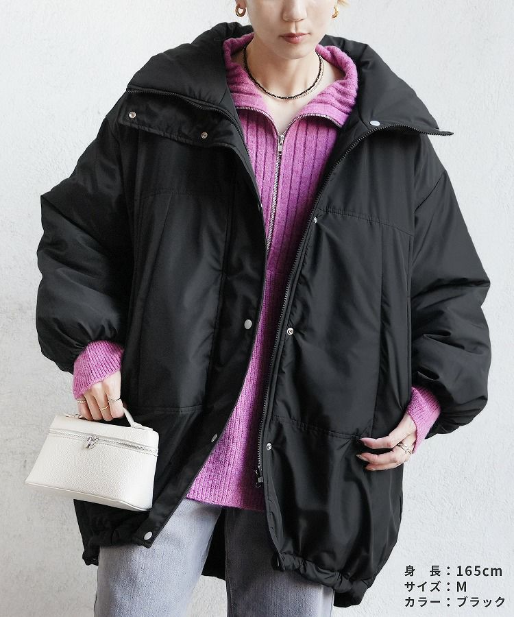 美品꧁45R꧂リバーシブル スタンドカラーコート ジャケット Rロゴ刺繍 セール】ボア×ナイロンキルトリバーシブルスタンドカラーコート